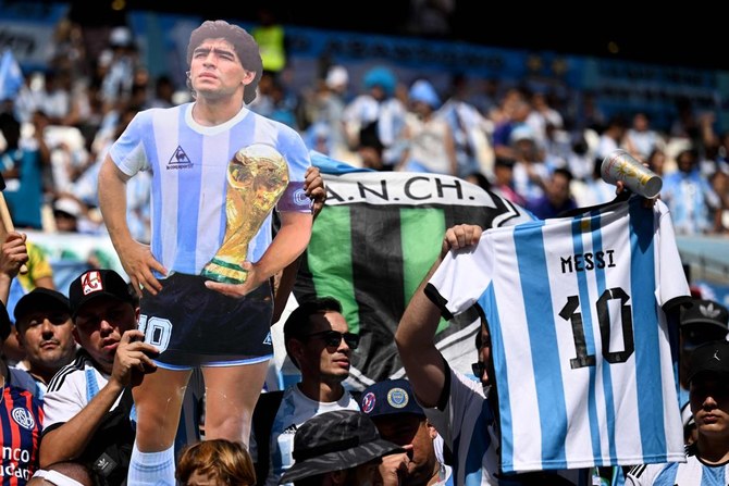 Maradona's World Cup absence 'strange' for Messi, Argentina | Arab News