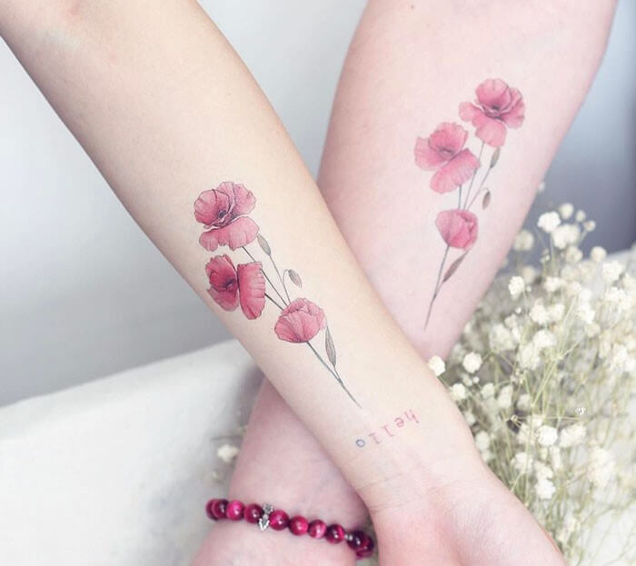 25 Colorful Floral Tattoos That Are Anything But Boring - 163