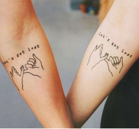 Together Forever | Friend tattoos, Friendship tattoos, Cute couple tattoos