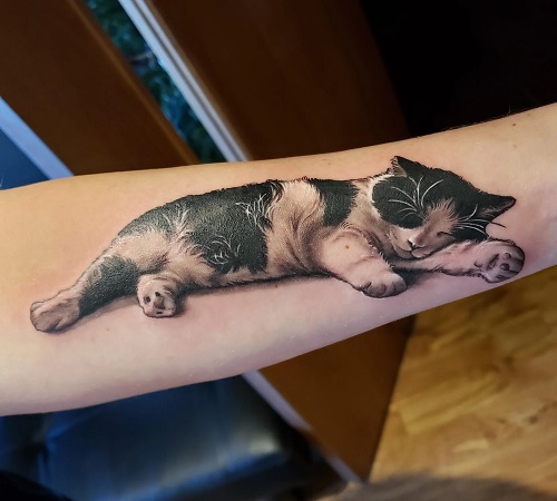 What does a cat tattoo symbolize