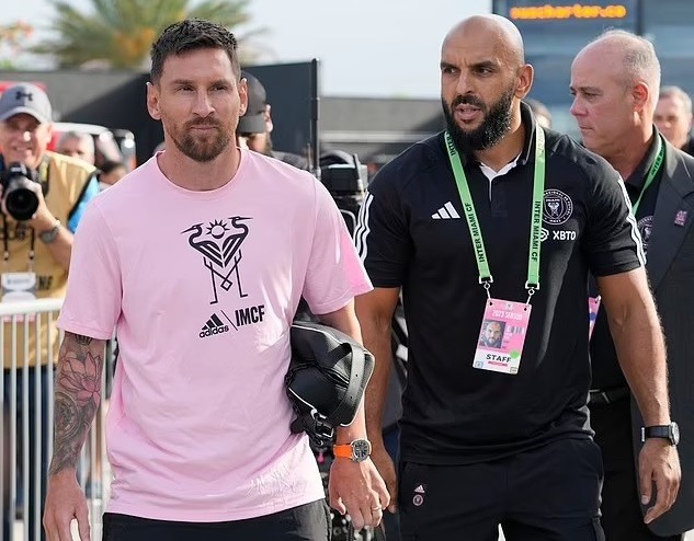 Messi's bodyguard team received a special award