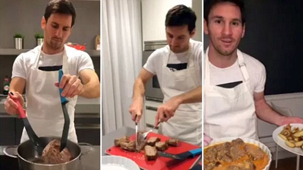 Lost, Messi had to "go into the kitchen" to cook 1