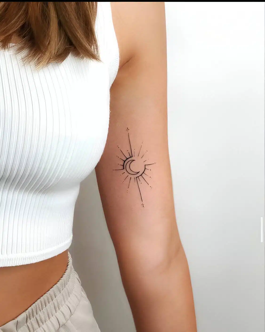 25 Mini Moon Tattoos To Boost Your Feminine Power - 193