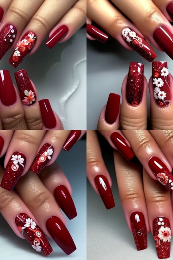 Nail Your Spring Look with These Trendy Red Coffin Nail Ideas