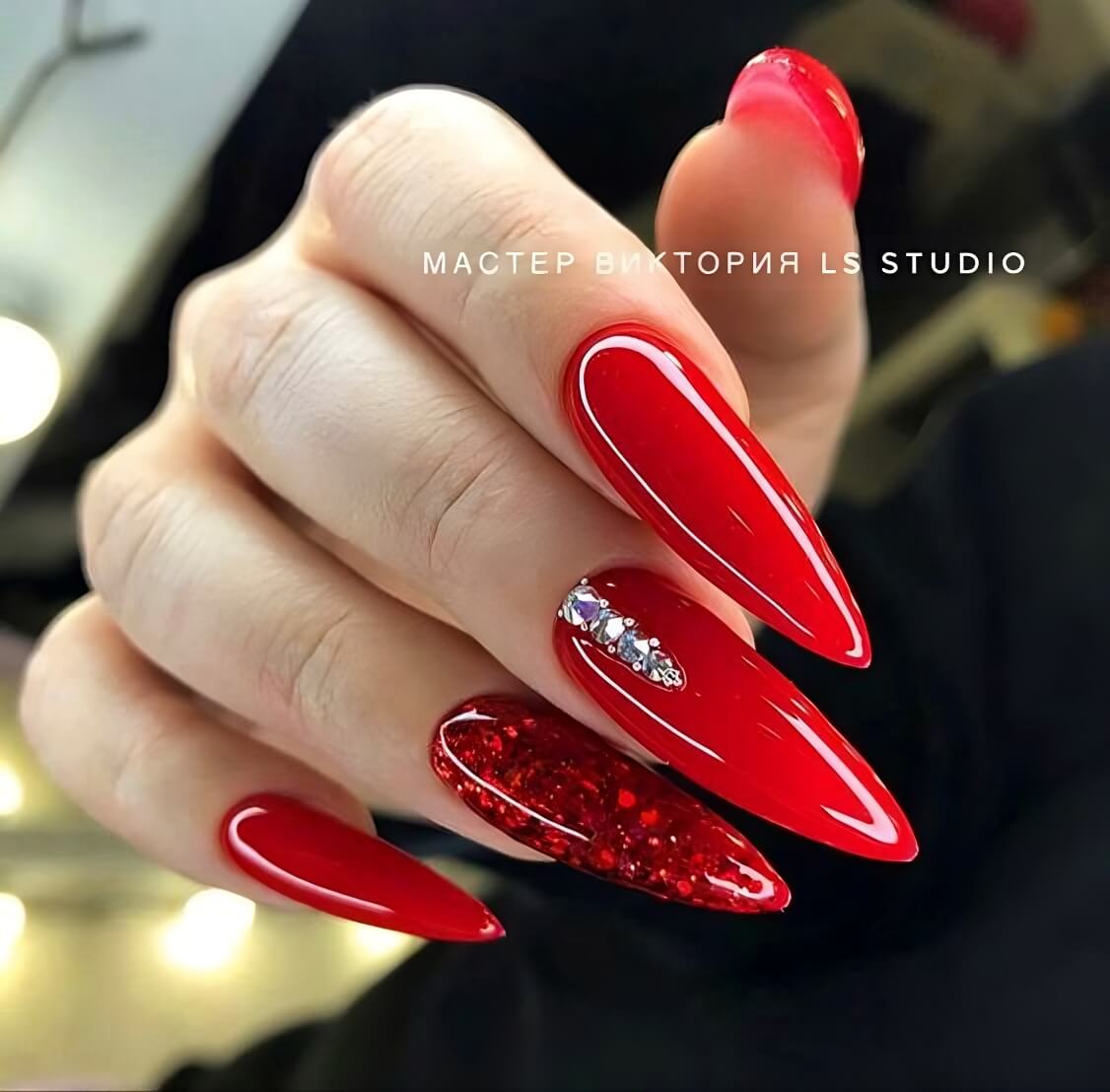 30 One-Of-A-Kind Red Nail Designs To Impress Anybody - 207