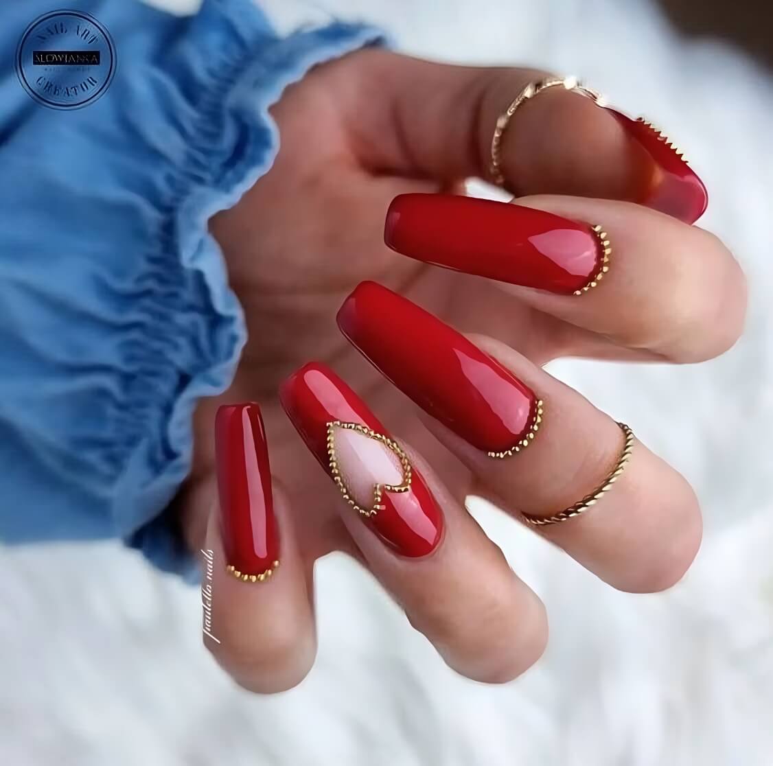30 One-Of-A-Kind Red Nail Designs To Impress Anybody - 217