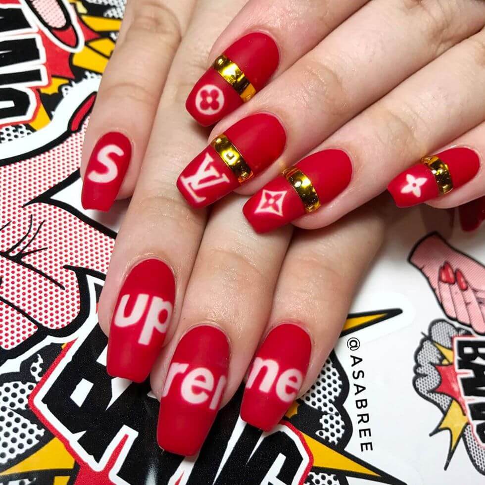 30 One-Of-A-Kind Red Nail Designs To Impress Anybody - 237