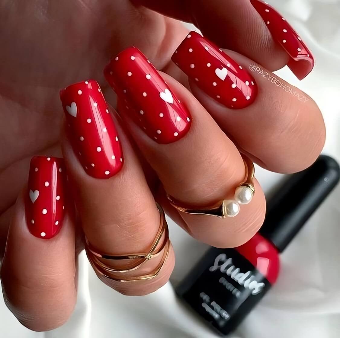30 One-Of-A-Kind Red Nail Designs To Impress Anybody - 189