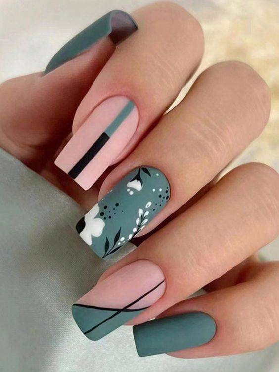30 Stunning Square Nail Designs To Vamp Up Your Manicure Game - 217
