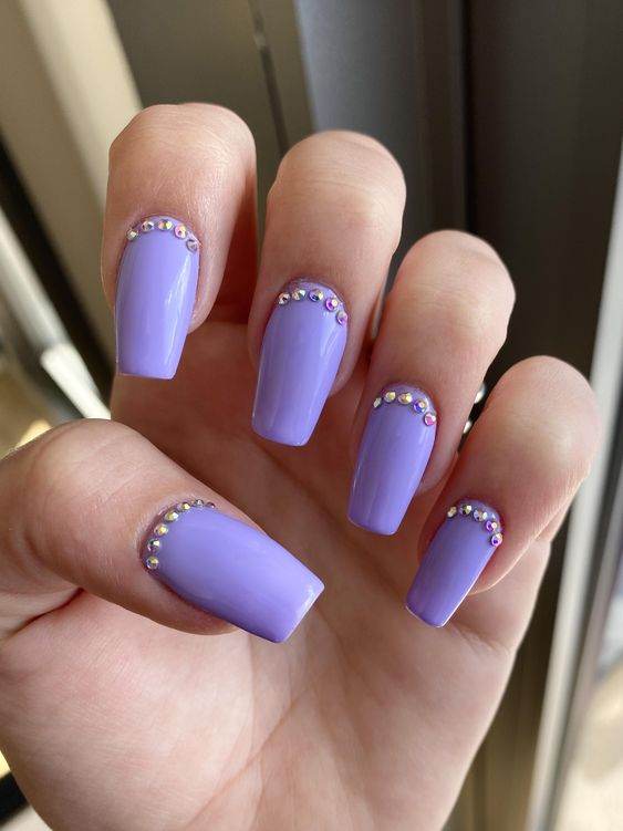 30 Stunning Square Nail Designs To Vamp Up Your Manicure Game - 245