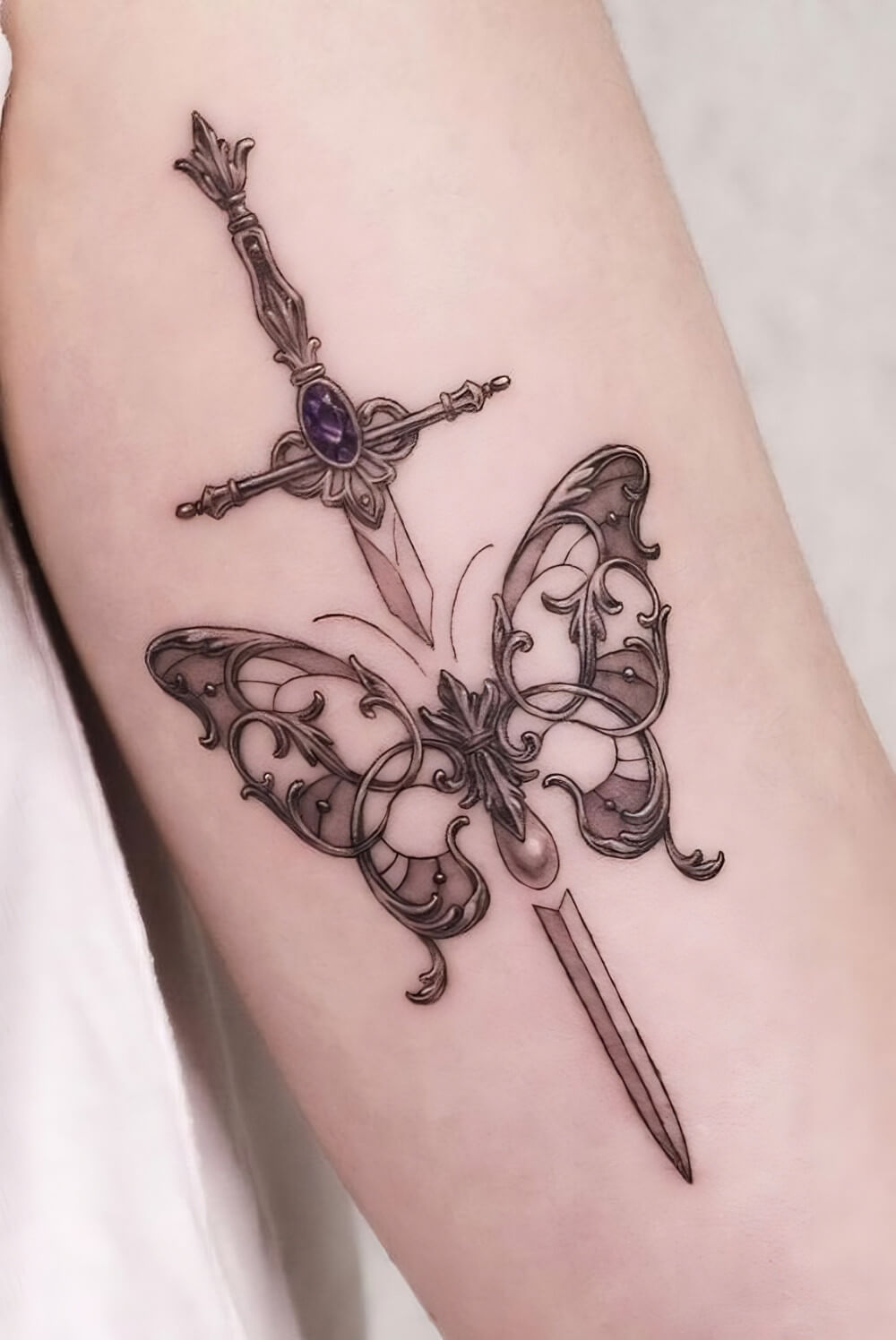 35 Simple Yet Pretty Butterfly Tattoo Ideas For Ladies - 241