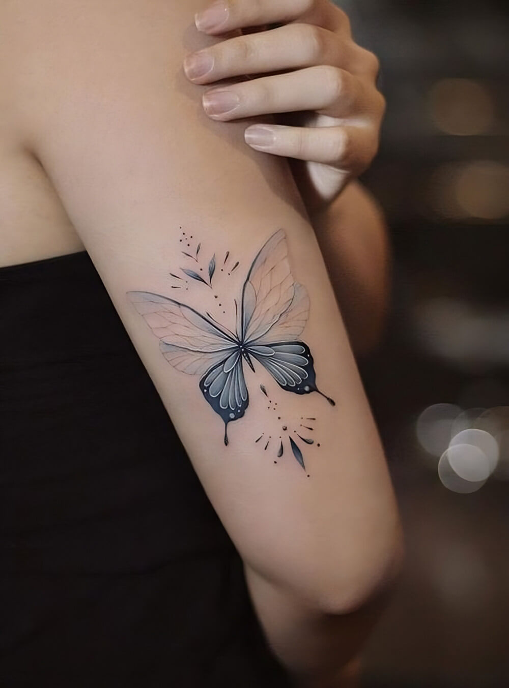 35 Simple Yet Pretty Butterfly Tattoo Ideas For Ladies - 253