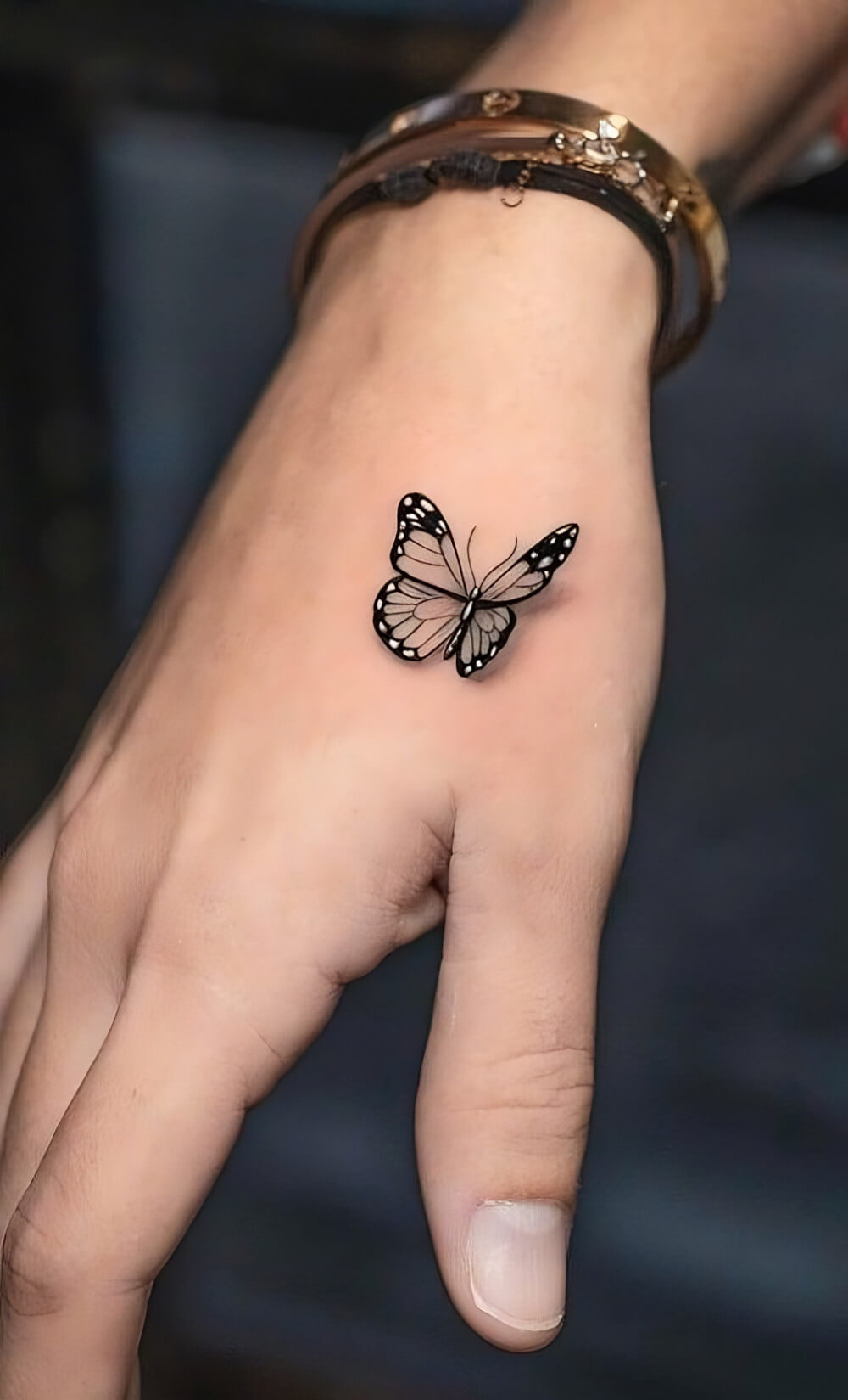 35 Simple Yet Pretty Butterfly Tattoo Ideas For Ladies - 261