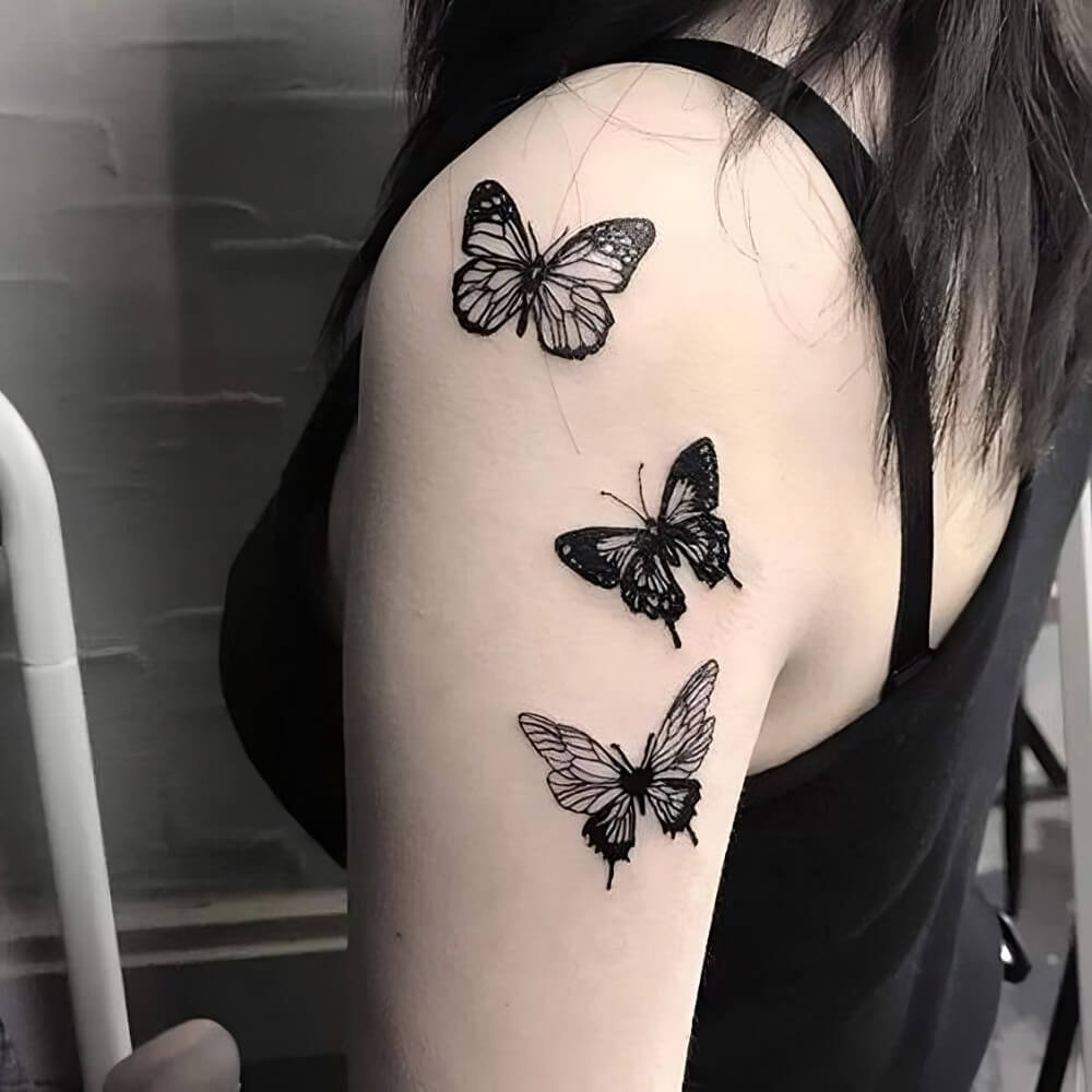 35 Simple Yet Pretty Butterfly Tattoo Ideas For Ladies - 267