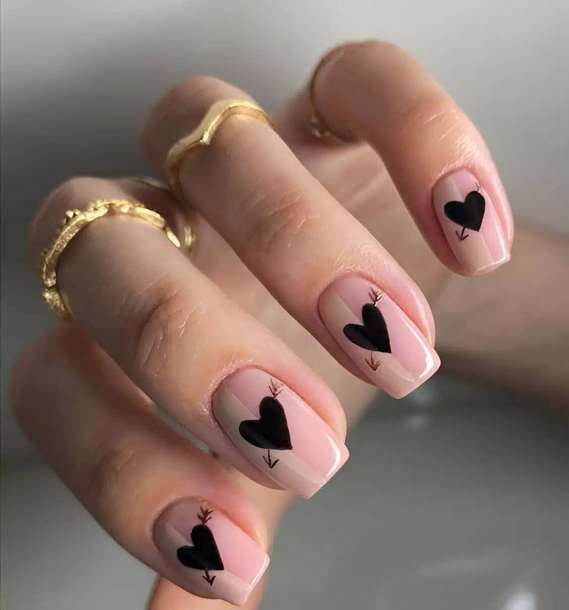 40 Gorgeous Heart Manicures Romantic Ladies Need To Copy ASAP 11