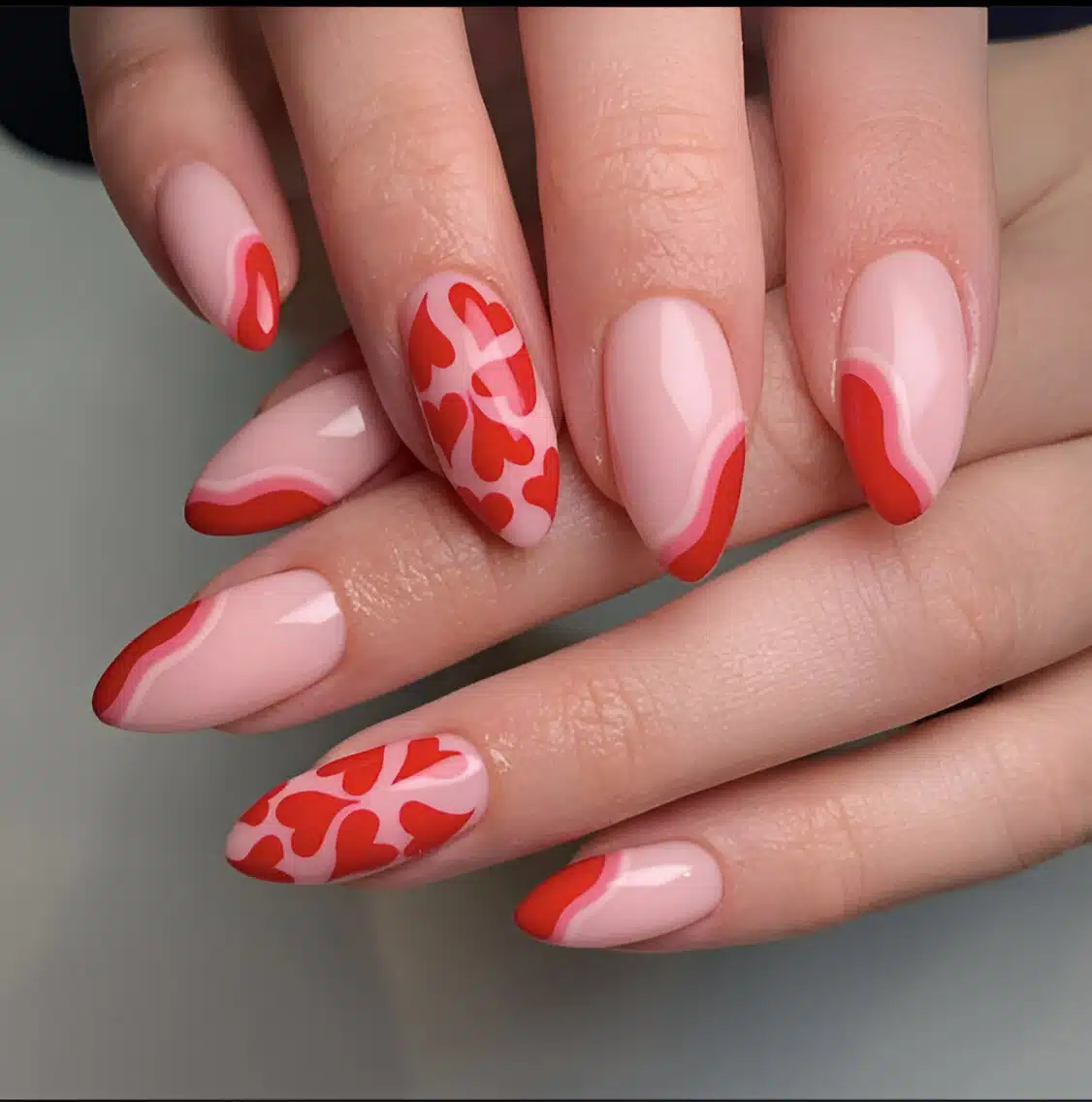 40 Gorgeous Heart Manicures Romantic Ladies Need To Copy ASAP 14