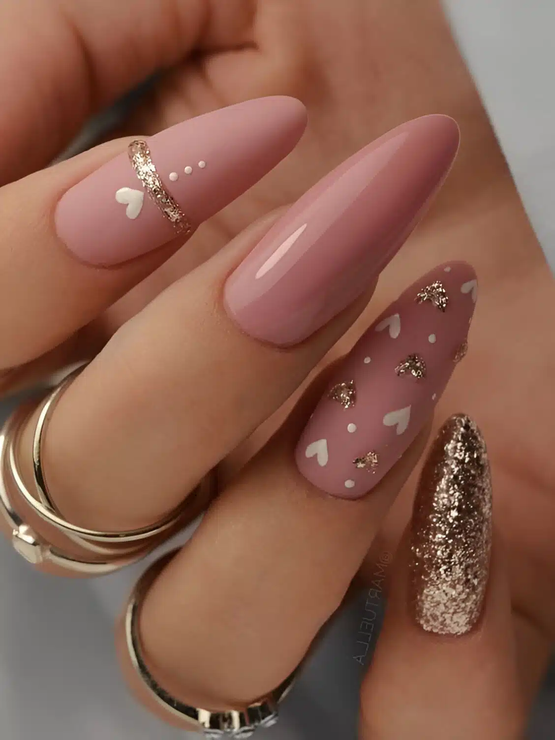 40 Gorgeous Heart Manicures Romantic Ladies Need To Copy ASAP 16
