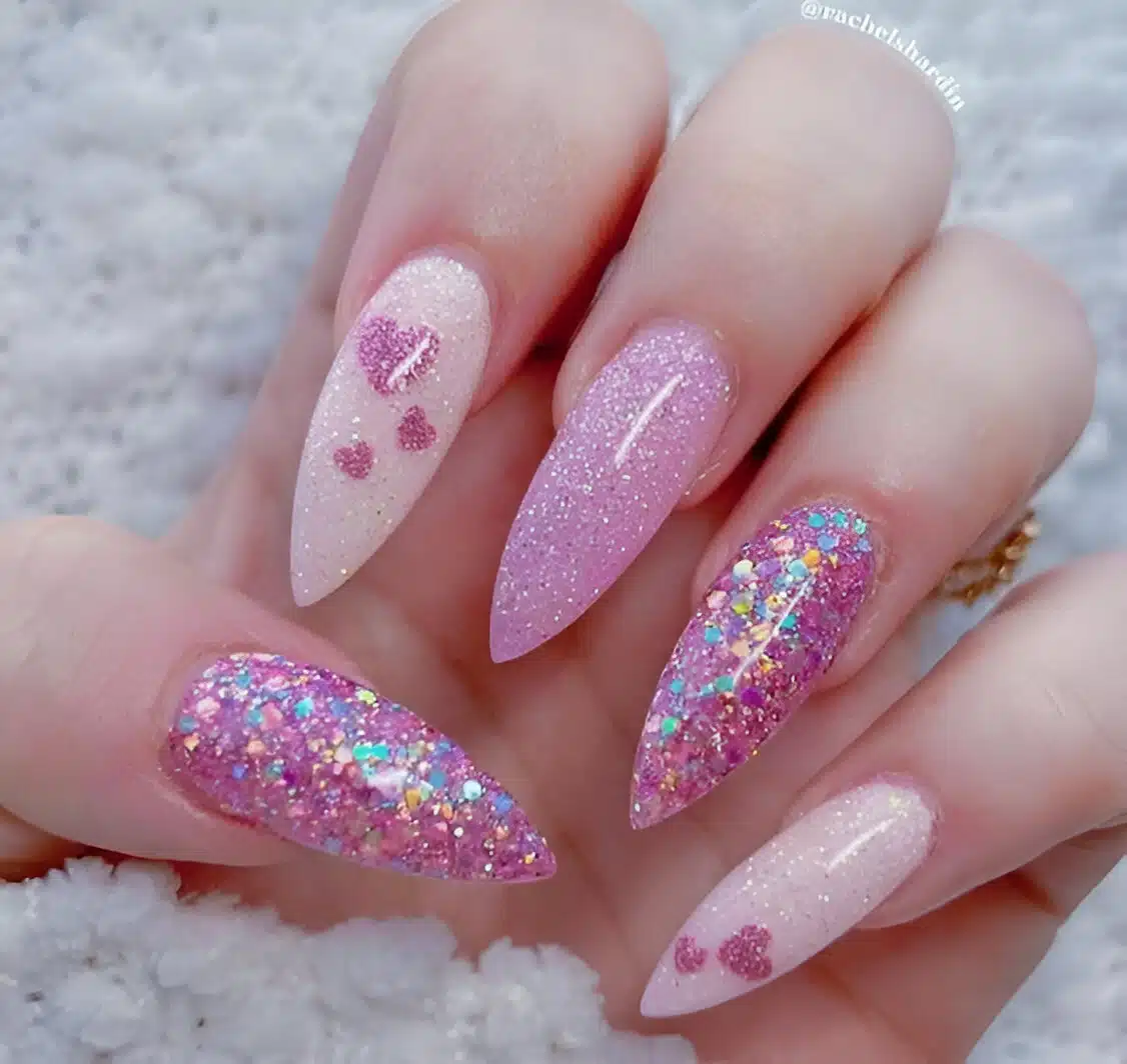 40 Gorgeous Heart Manicures Romantic Ladies Need To Copy ASAP 18