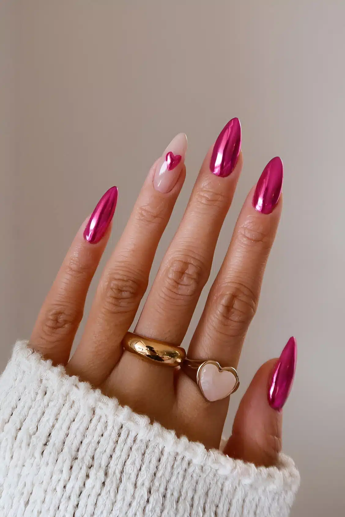 40 Gorgeous Heart Manicures Romantic Ladies Need To Copy ASAP 21