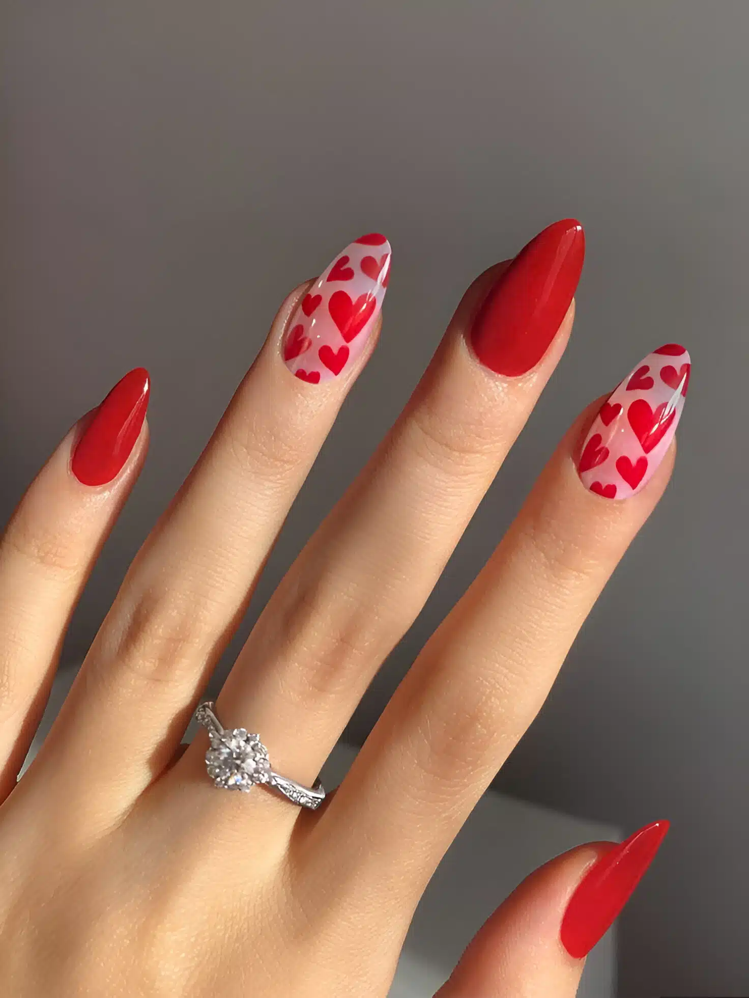 40 Gorgeous Heart Manicures Romantic Ladies Need To Copy ASAP 28