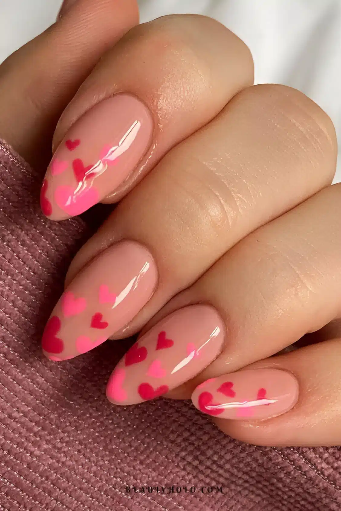 40 Gorgeous Heart Manicures Romantic Ladies Need To Copy ASAP 30