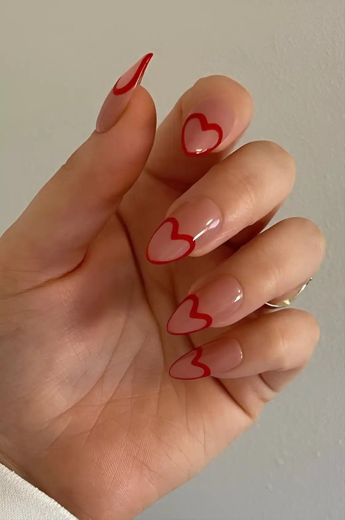 40 Gorgeous Heart Manicures Romantic Ladies Need To Copy ASAP 32