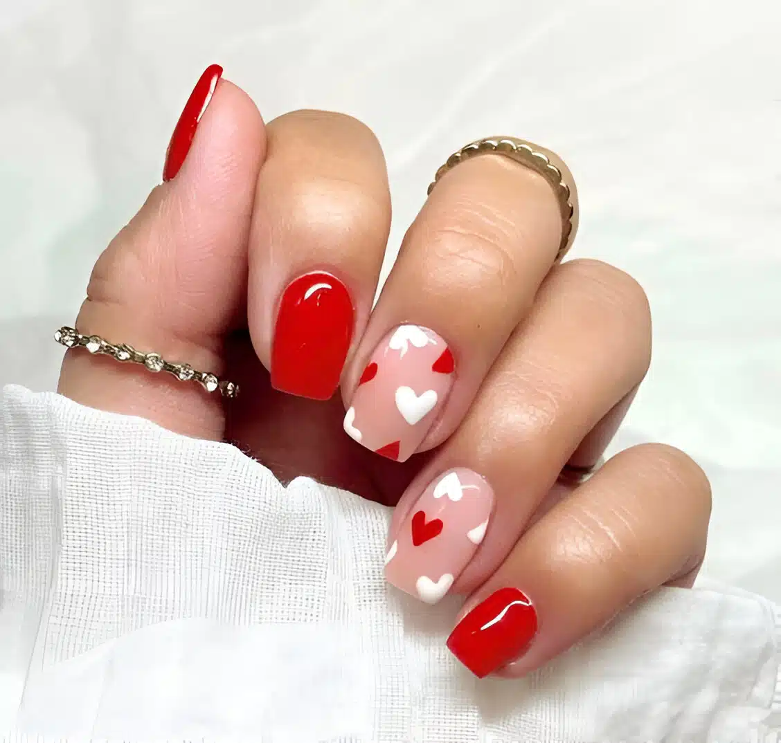 40 Gorgeous Heart Manicures Romantic Ladies Need To Copy ASAP 34