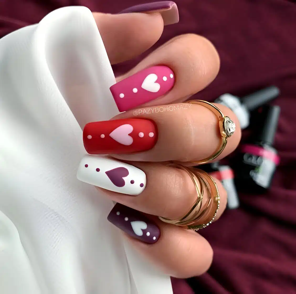 40 Gorgeous Heart Manicures Romantic Ladies Need To Copy ASAP 35