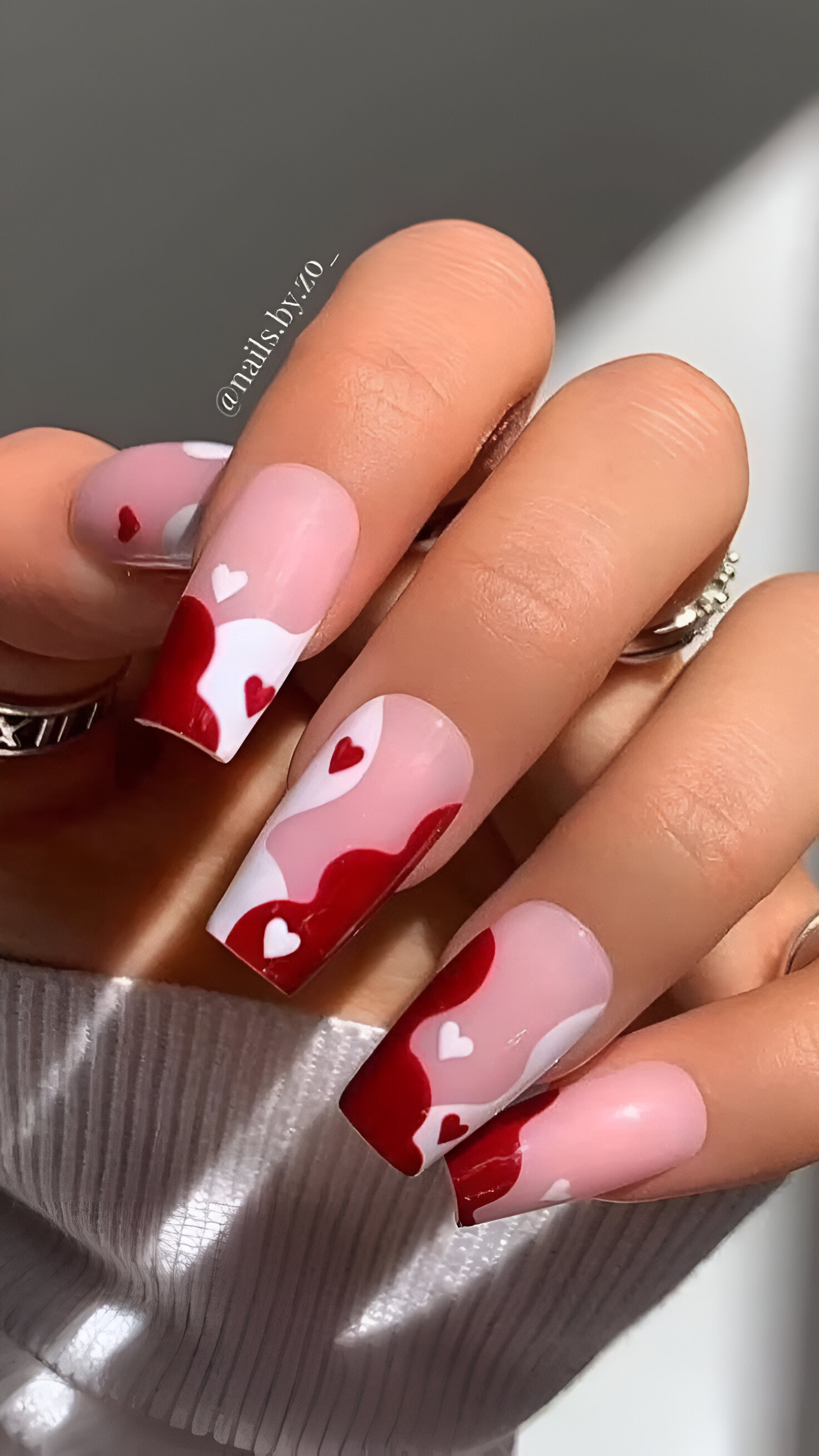 40 Gorgeous Heart Manicures Romantic Ladies Need To Copy ASAP 37