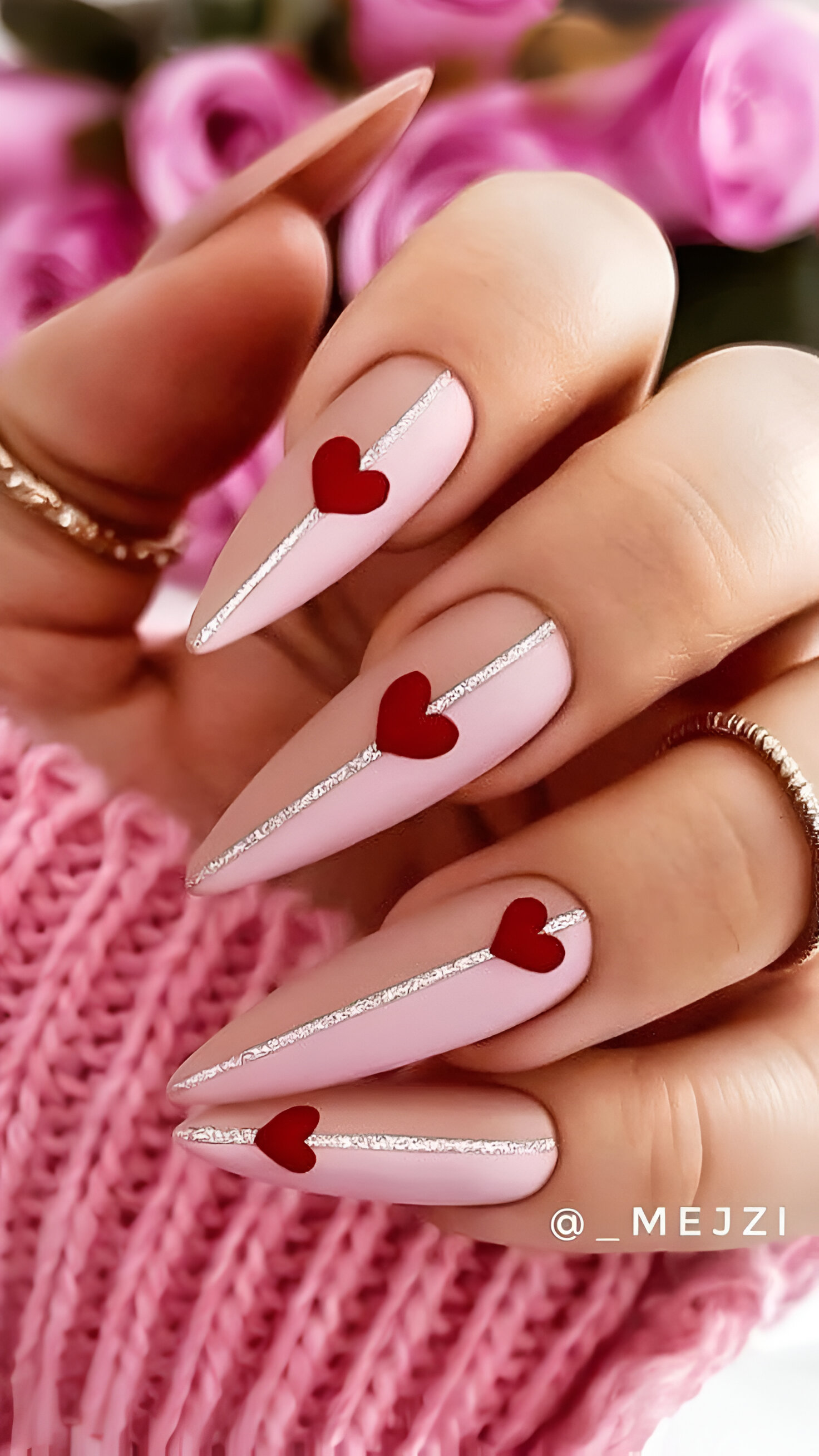 40 Gorgeous Heart Manicures Romantic Ladies Need To Copy ASAP 39