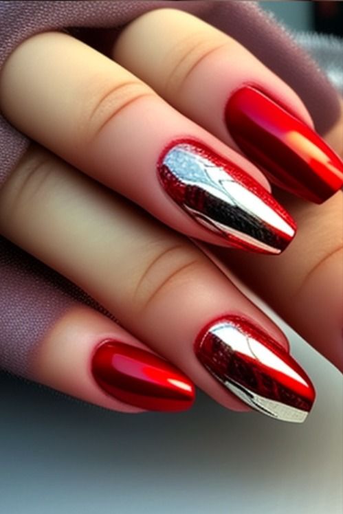 Get Your Nails Spring-Ready with These Stunning Red Coffin Nails