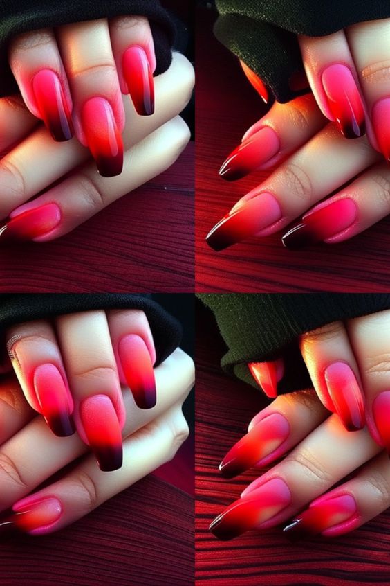 Red Coffin Nail Ideas to Brighten Up Your Spring