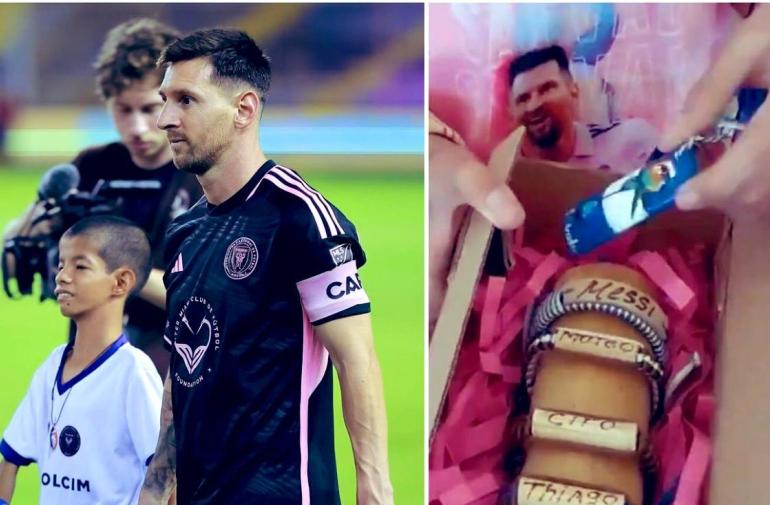 Messi: sueños cumplidos, pulseras y magia en El Salvador
