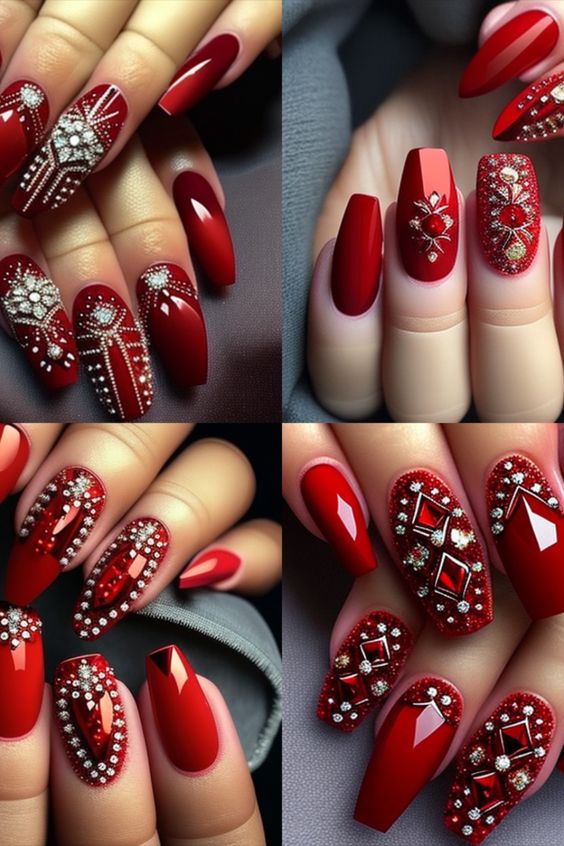 Red Coffin Nails for Spring: The Perfect Way to Add Some Color to Your Look