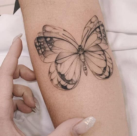 30 Compliant Butterfly Tattoo Ideas To Inspire Your Next Ink - 215
