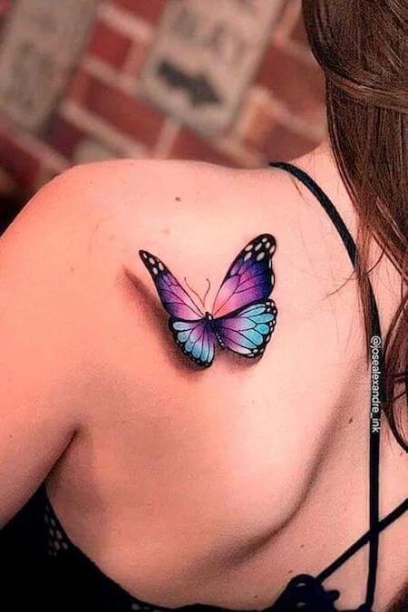 30 Compliant Butterfly Tattoo Ideas To Inspire Your Next Ink - 221