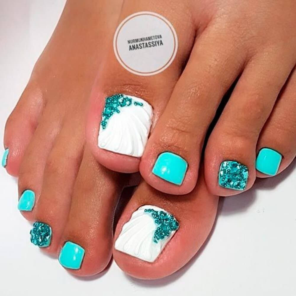 Check Out These 30 Lovely Spring Pedicure Designs - 221