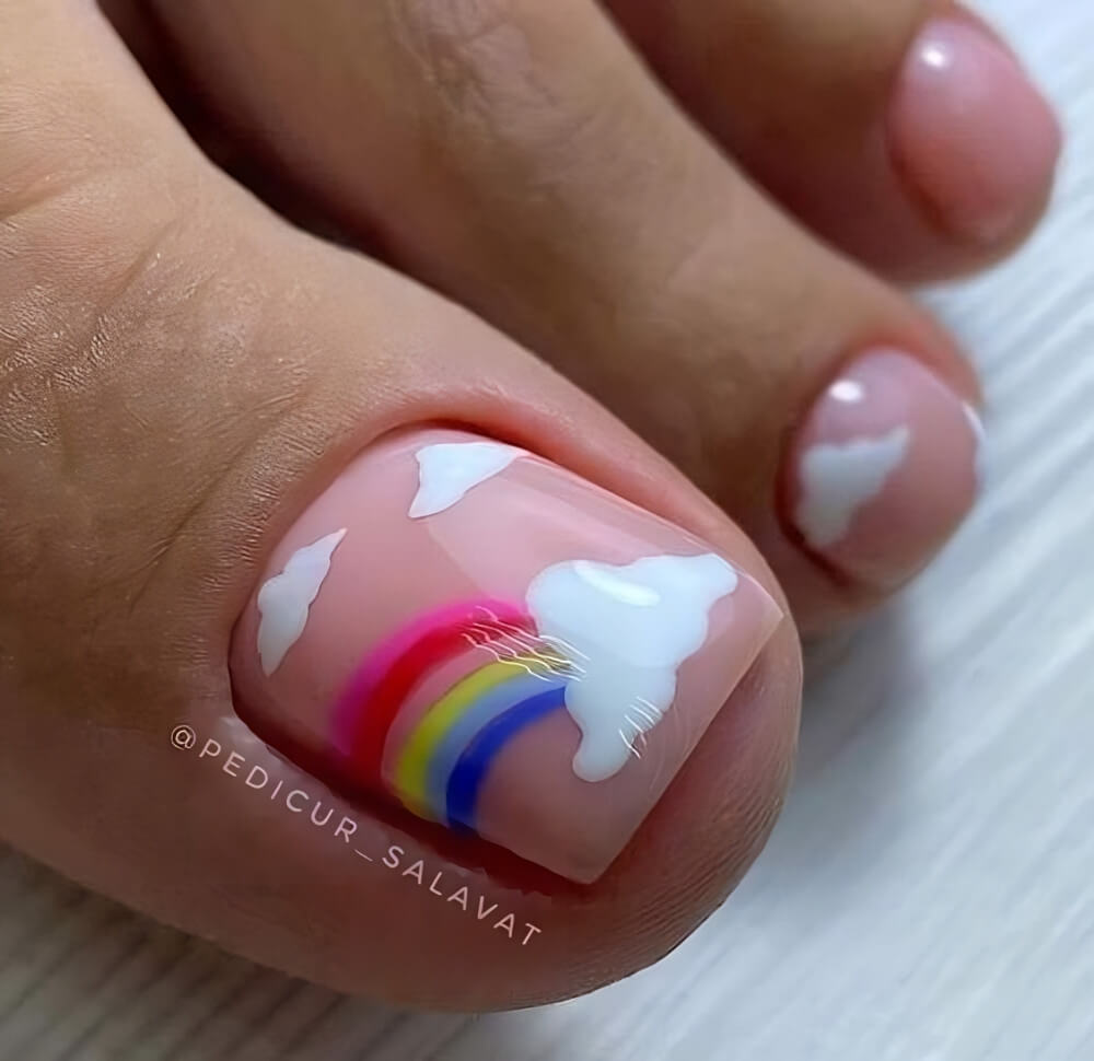 Check Out These 30 Lovely Spring Pedicure Designs - 243