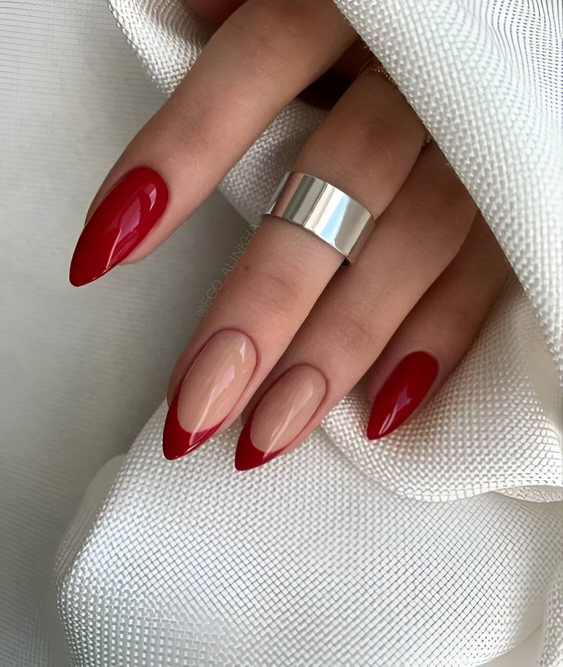 Chic Red Manicure