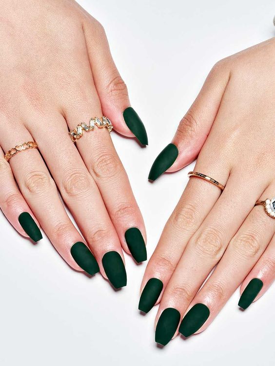 24 Green Nail Designs To Make You Full Of Vitality - 135