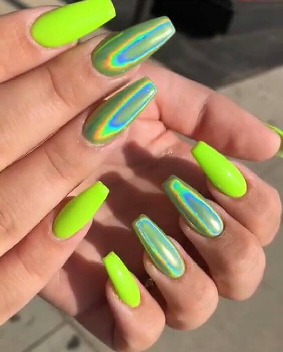 24 Green Nail Designs To Make You Full Of Vitality - 147