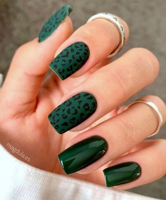 24 Green Nail Designs To Make You Full Of Vitality - 123