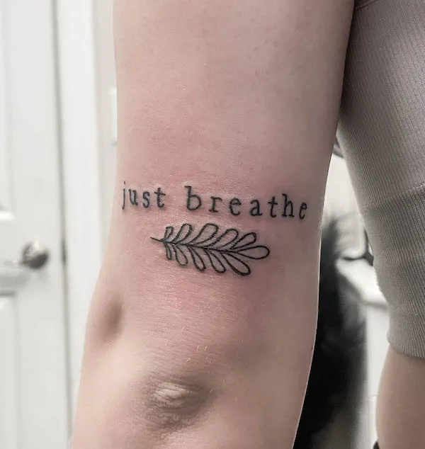 Just breathe by @inked.by_.steph_
