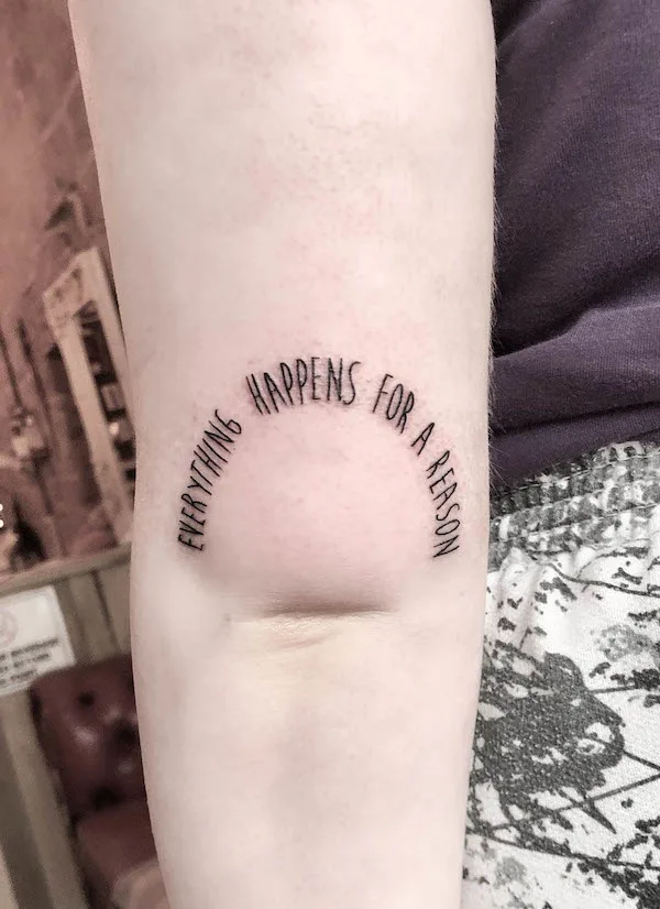Everything happens for a reason by @laurbo_ink