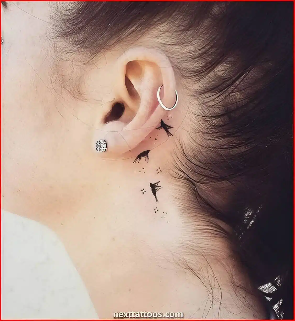 20 Elegant Mini Nape Tattoos To Bring Out Your Beauty - 155