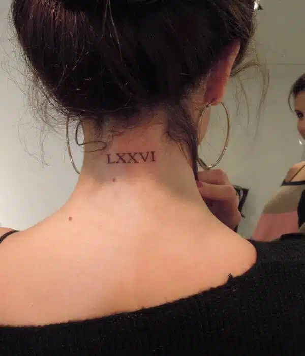 20 Elegant Mini Nape Tattoos To Bring Out Your Beauty - 171