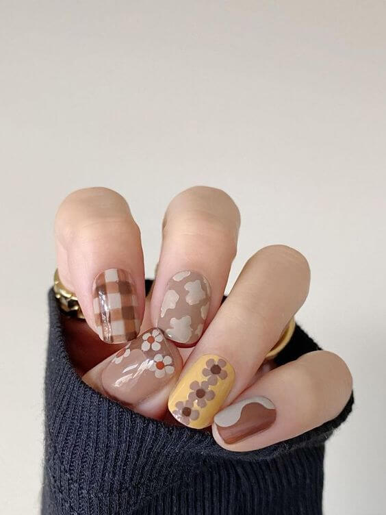 22 Cute Brown Nails That Would Be Perfect For All Seasons - 110