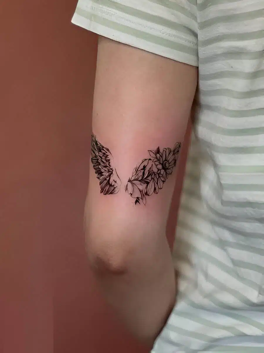 25 Angel Wing Tattoos That Are The Epitome Of Feminine Power - 199