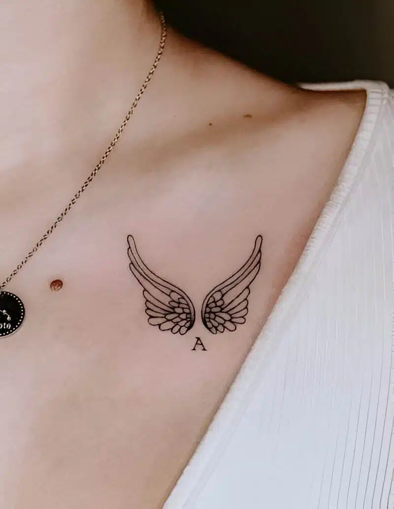 25 Angel Wing Tattoos That Are The Epitome Of Feminine Power - 179