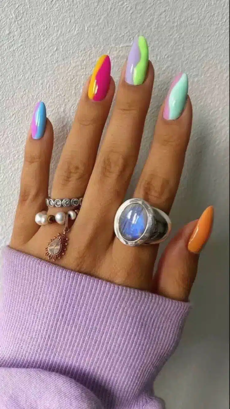 30 Colorful Nail Art Designs To Have Fun And Stay Fabulous - 213